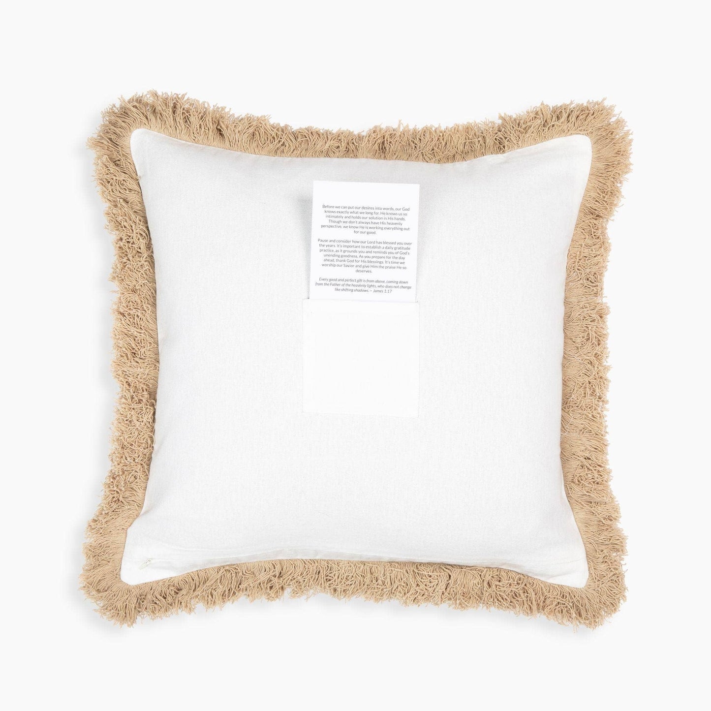 Blessed Prayer Pocket Pillow