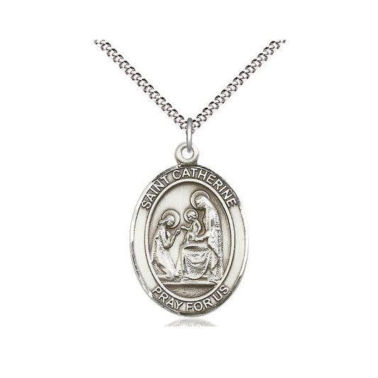 St Catherine of Siena Oval Patron Saint Series