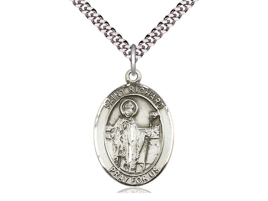 St Richard Oval Medal Necklace (Patron Series)