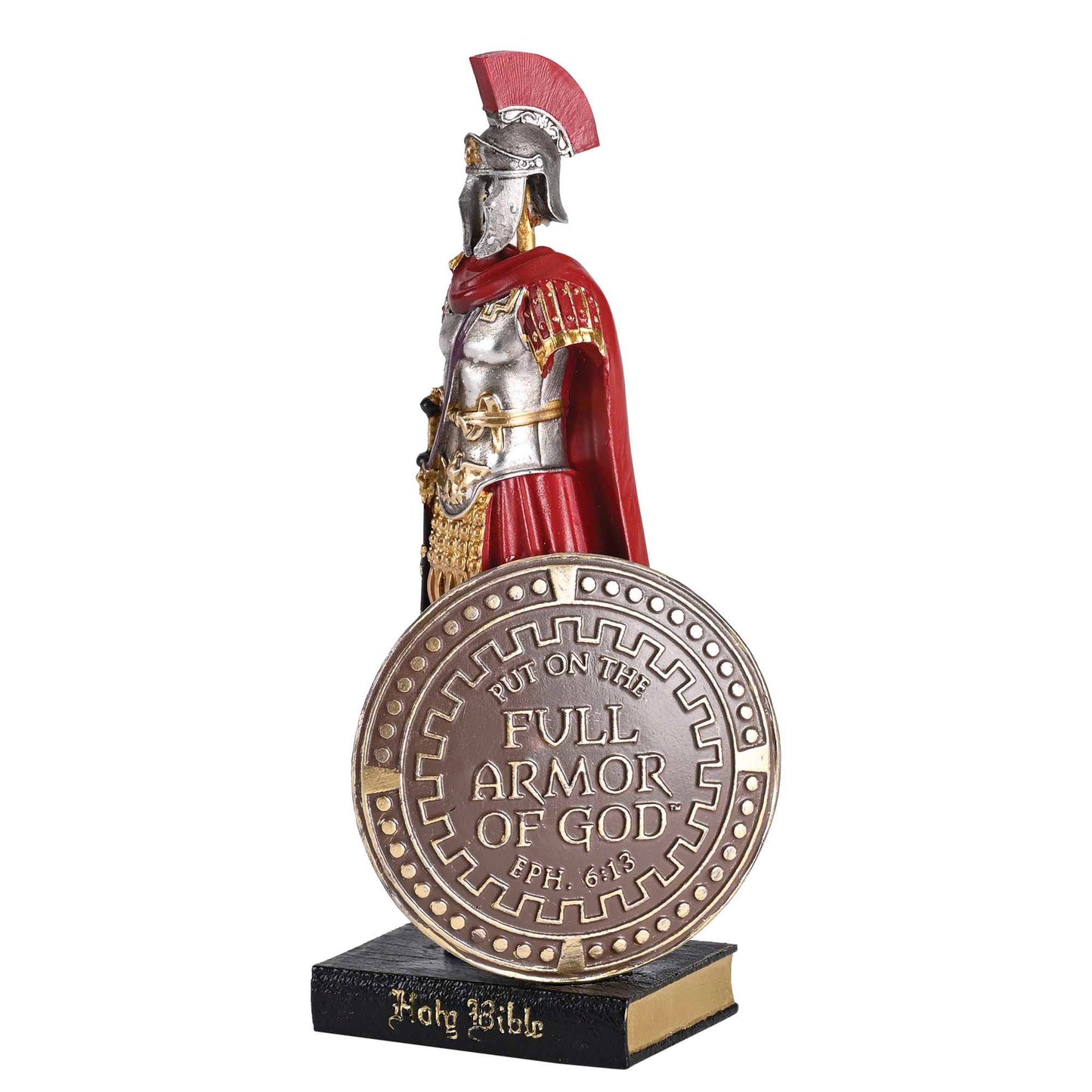 Figurine Full Armor Of God Red Gold 6H