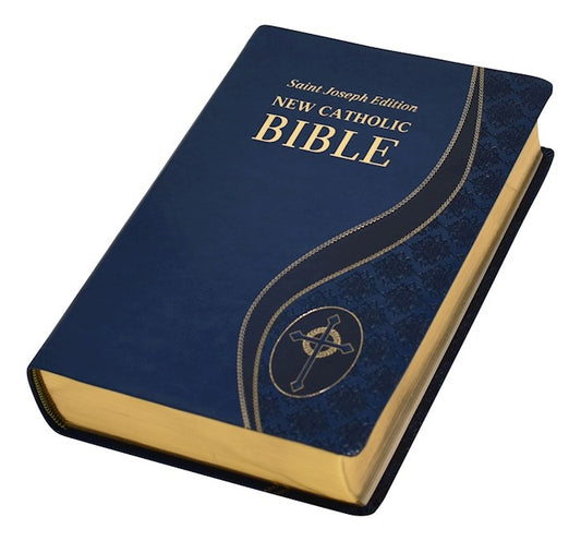 St. Joseph New Catholic Bible (Giant Type) Blue