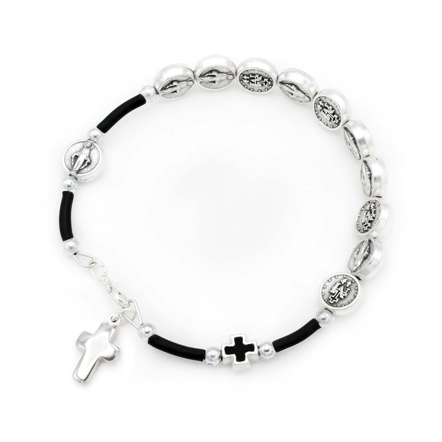 Rosary Bracelet Miraculous Medal Beads