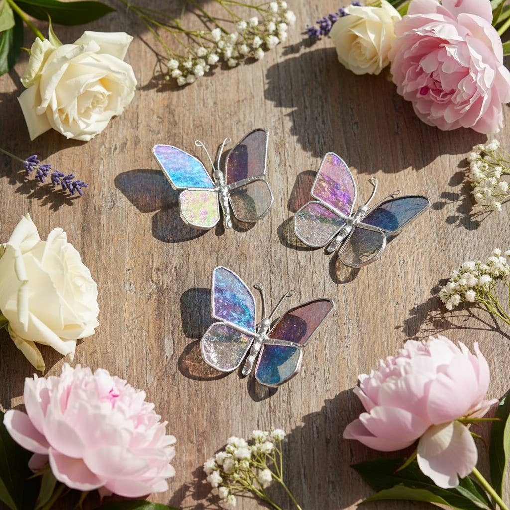 Mom Now that I'm Older: Handmade Glass Butterfly 7800BY