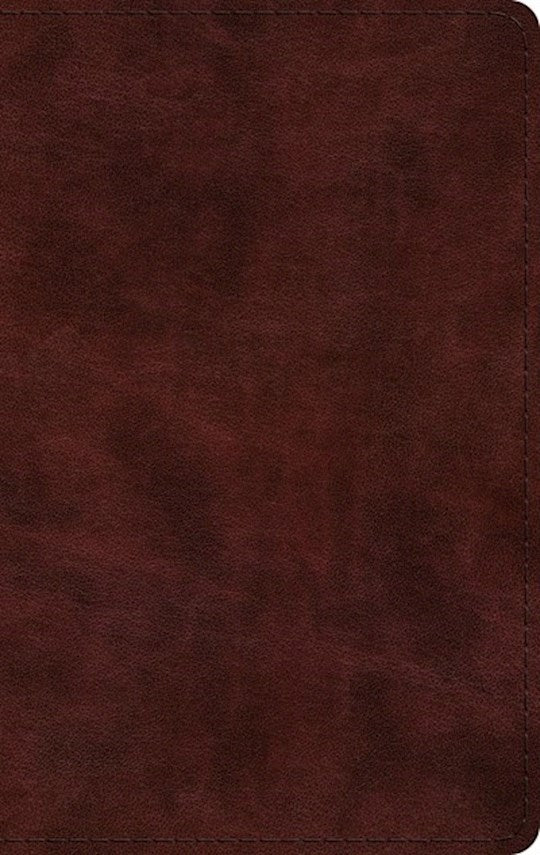 ESV Large Print Thinline Bible Mahogany