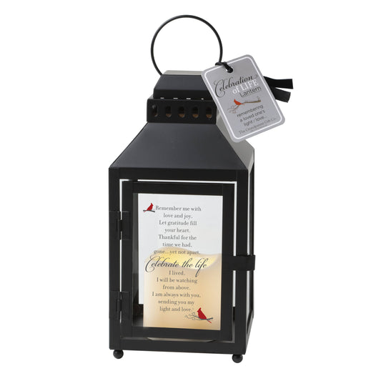Celebration of Life Memorial Lantern with Sentiment