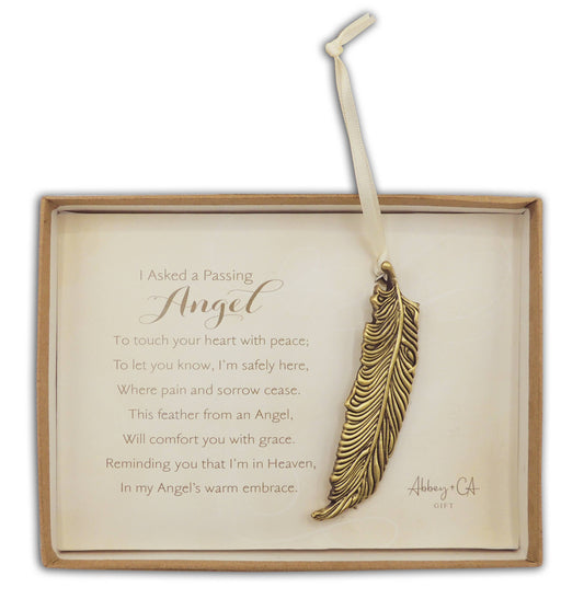 Feather Ornament (I Asked a Passing Angel)