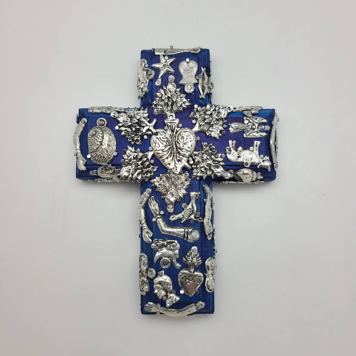 Wood Milagros Cross, Small