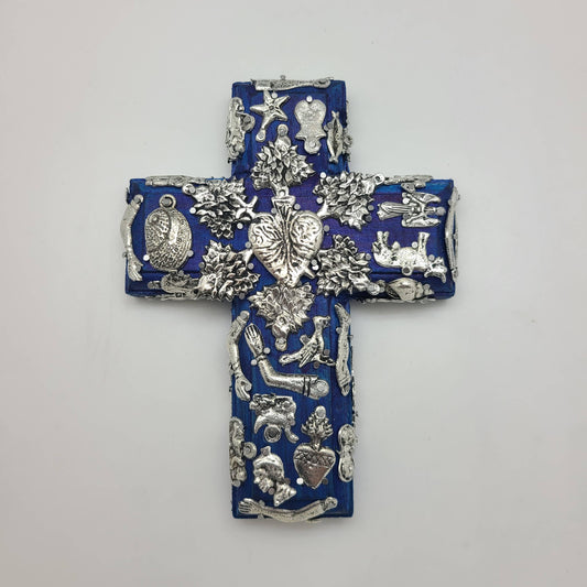 Wood Milagros Cross, Small