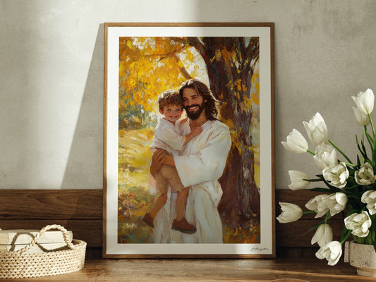 Safe in His Arms | Fine Art Print