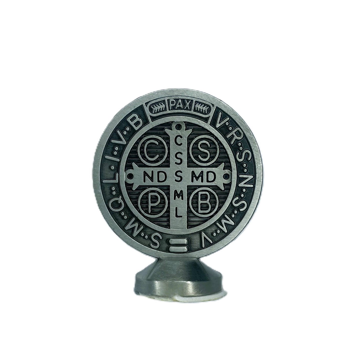 St Benedict Medal Statuette (Chrome) 2.25″x1.75"