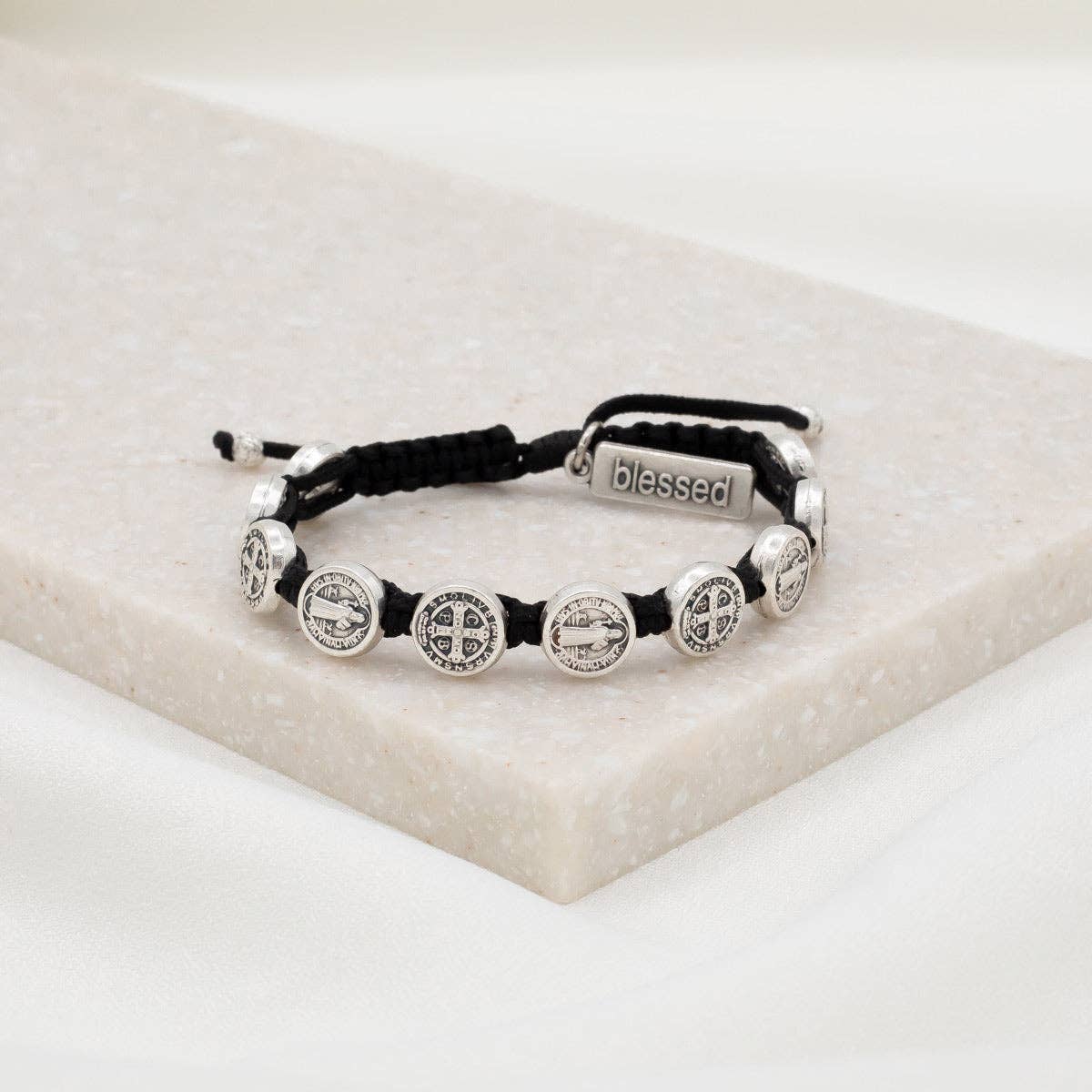 Benedictine Blessing Bracelet - Silver Medals