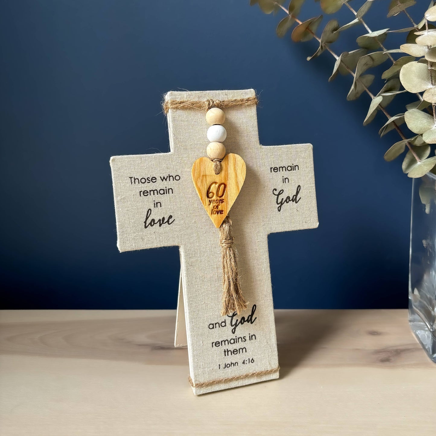 Fabric Anniversary Crosses