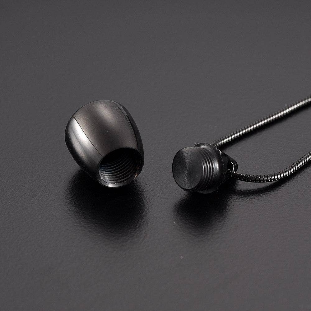 Teardrop Cremation Urn Necklace