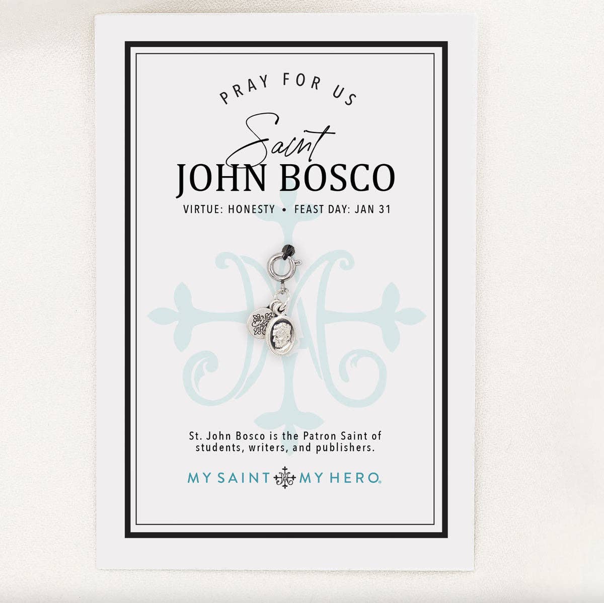 Filled by Faith Open Cross Charm - Medium, Gold