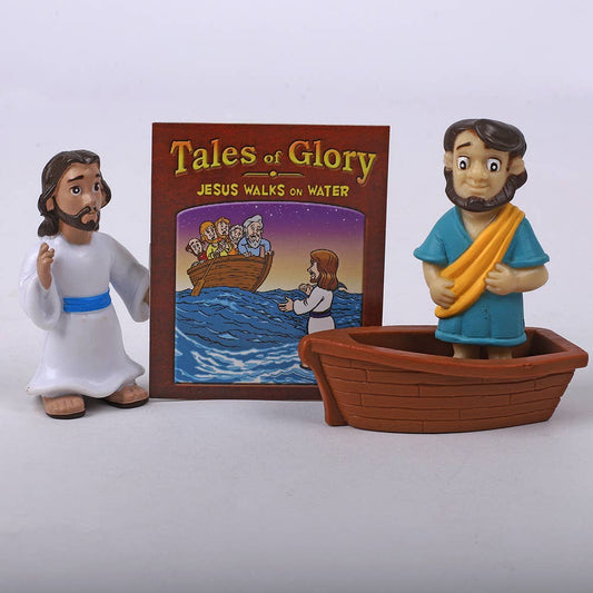 Toy Figurine - Jesus Walks On Water