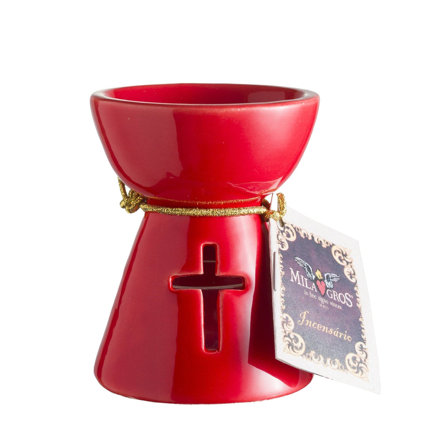 Milagros Ceramic Incense Burner - 3.5 Inch - Various Styles