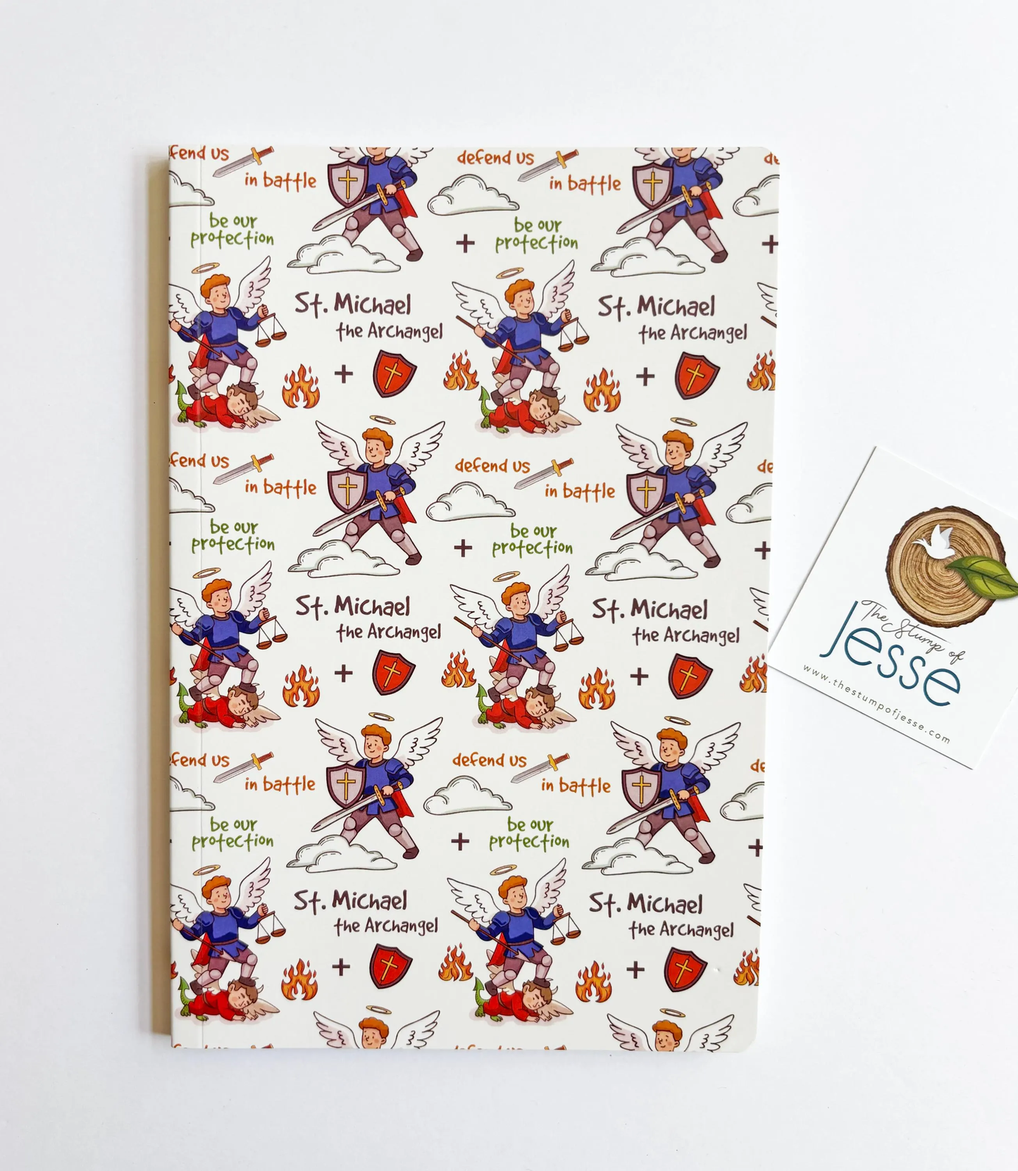 St. Michael the Archangel Journal | Ruled Notebook