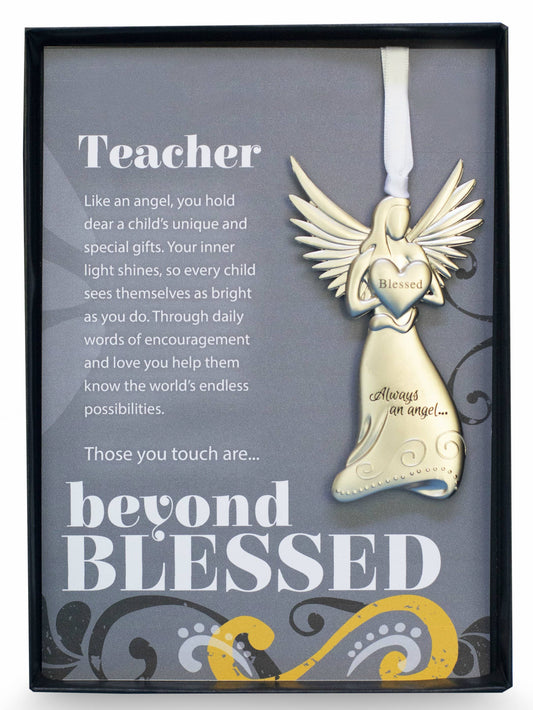 Teacher Appreciation Gift Guardian Angel Ornament 4810