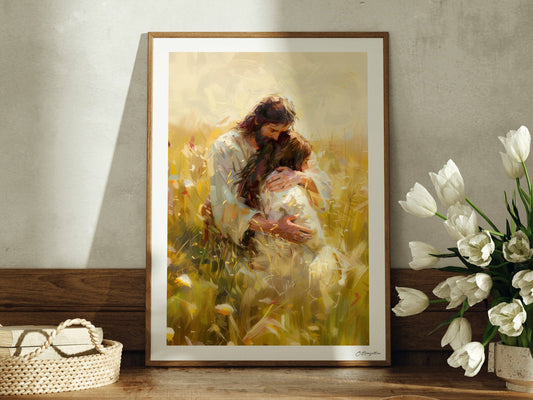 Held By My Savior | Fine Art Print