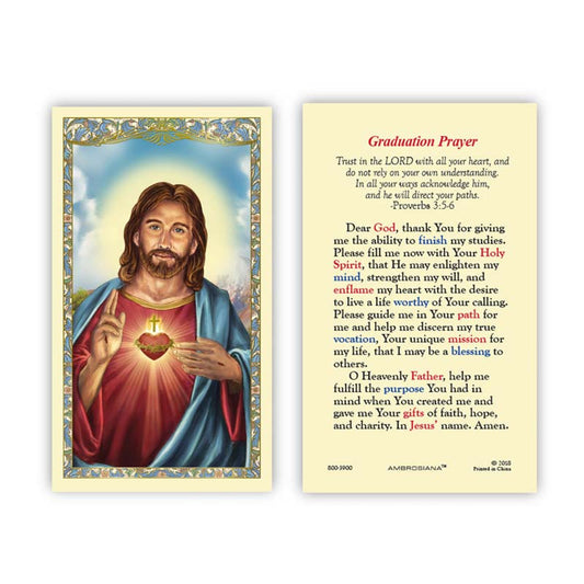 Holy Card - Laminated - Graduation