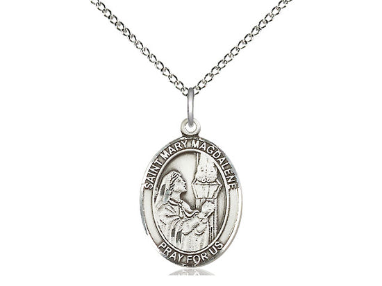 St Mary Magdalene Oval Patron Series necklace