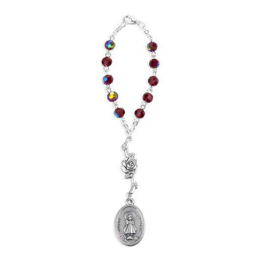 One Decade Infant of Prague Rosary for Financial Guidance