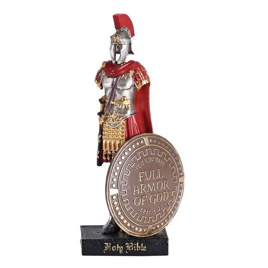 Figurine Full Armor Of God Red Gold 6H