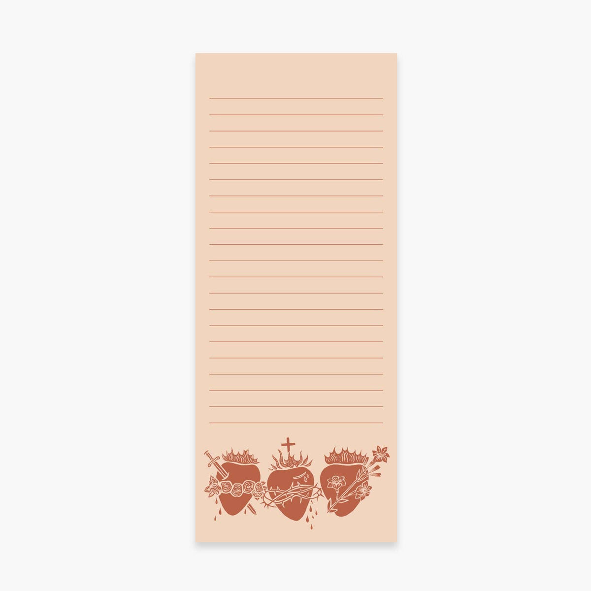 Holy Family Hearts Notepad