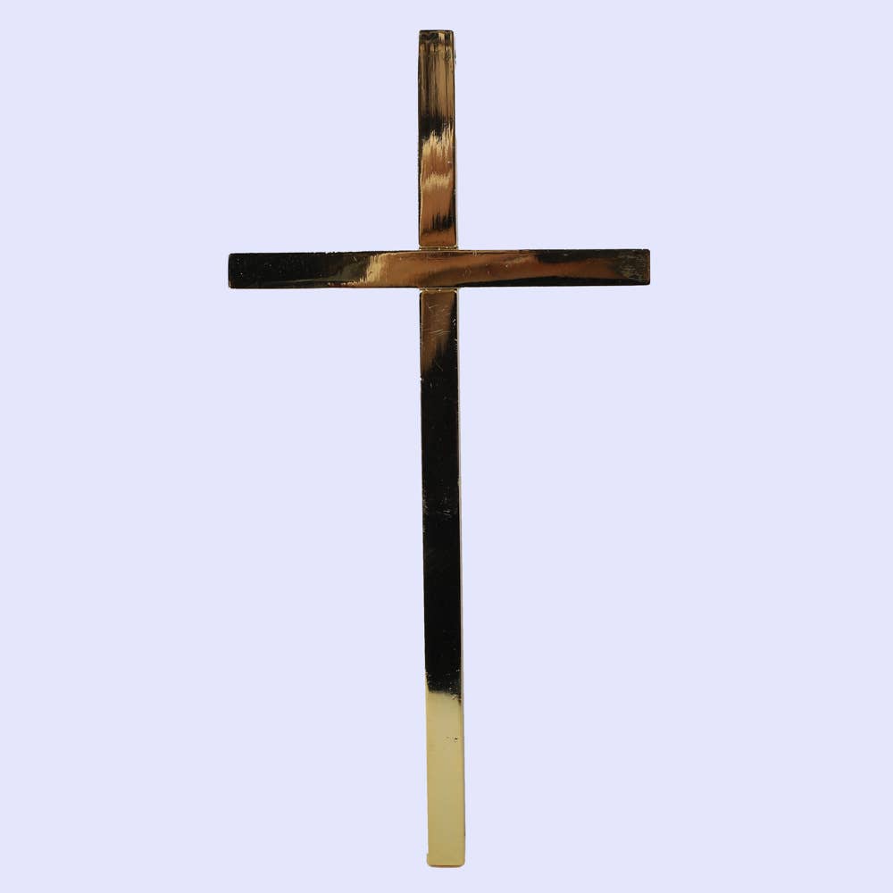Wall Cross 7" Gold