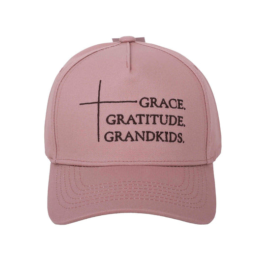 Cap Grace Gratitude Grandkids Pink