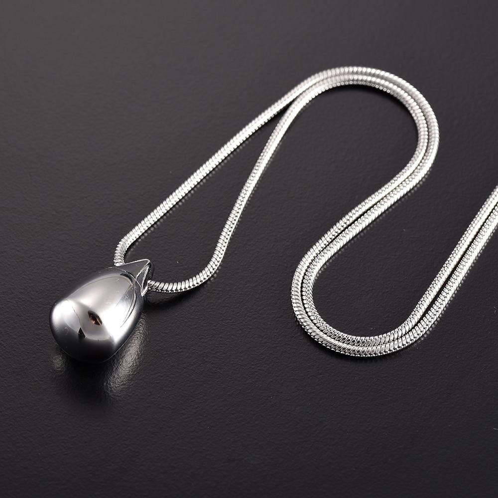 Teardrop Cremation Urn Necklace