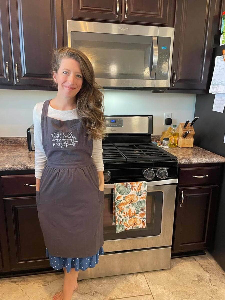 God Walks Among the Pots and Pans - St Teresa of Avila Apron