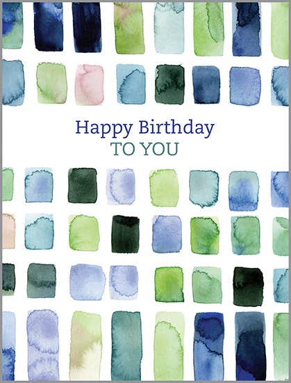 GC-Birthday - Watercolor Squares