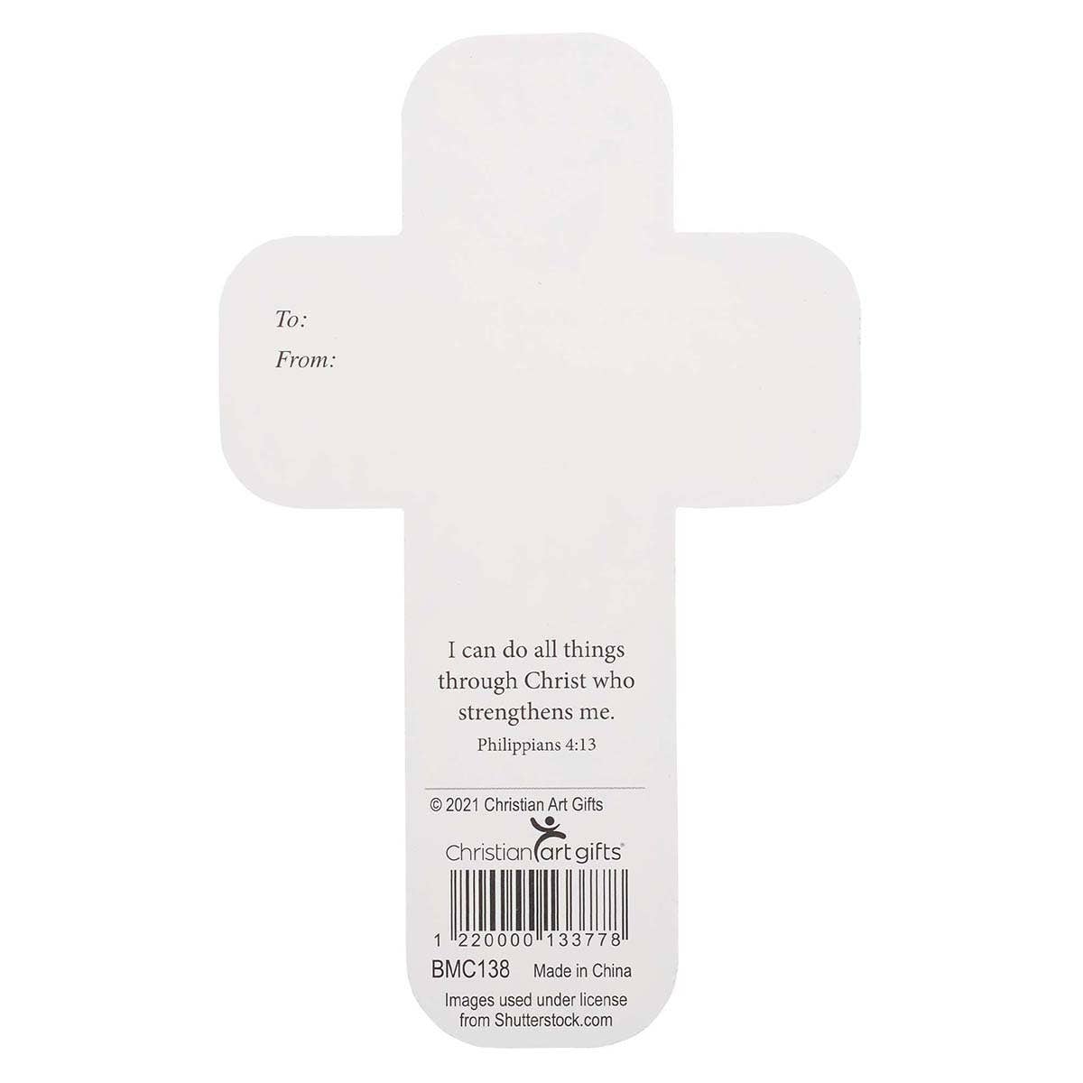 All Things Through Christ Cross Bookmark Set - Philippians 4