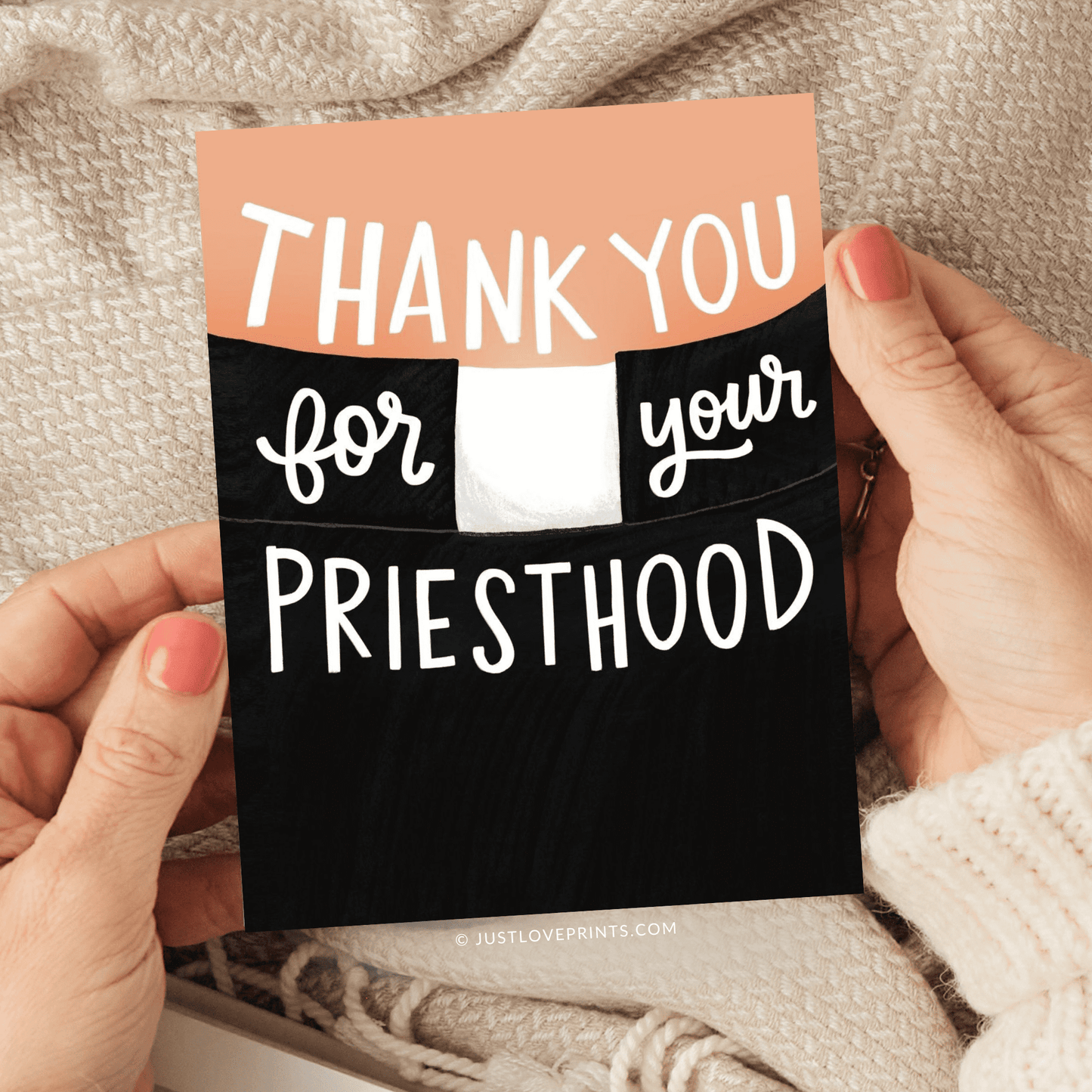 Thank You For Your Priesthood Greeting Card