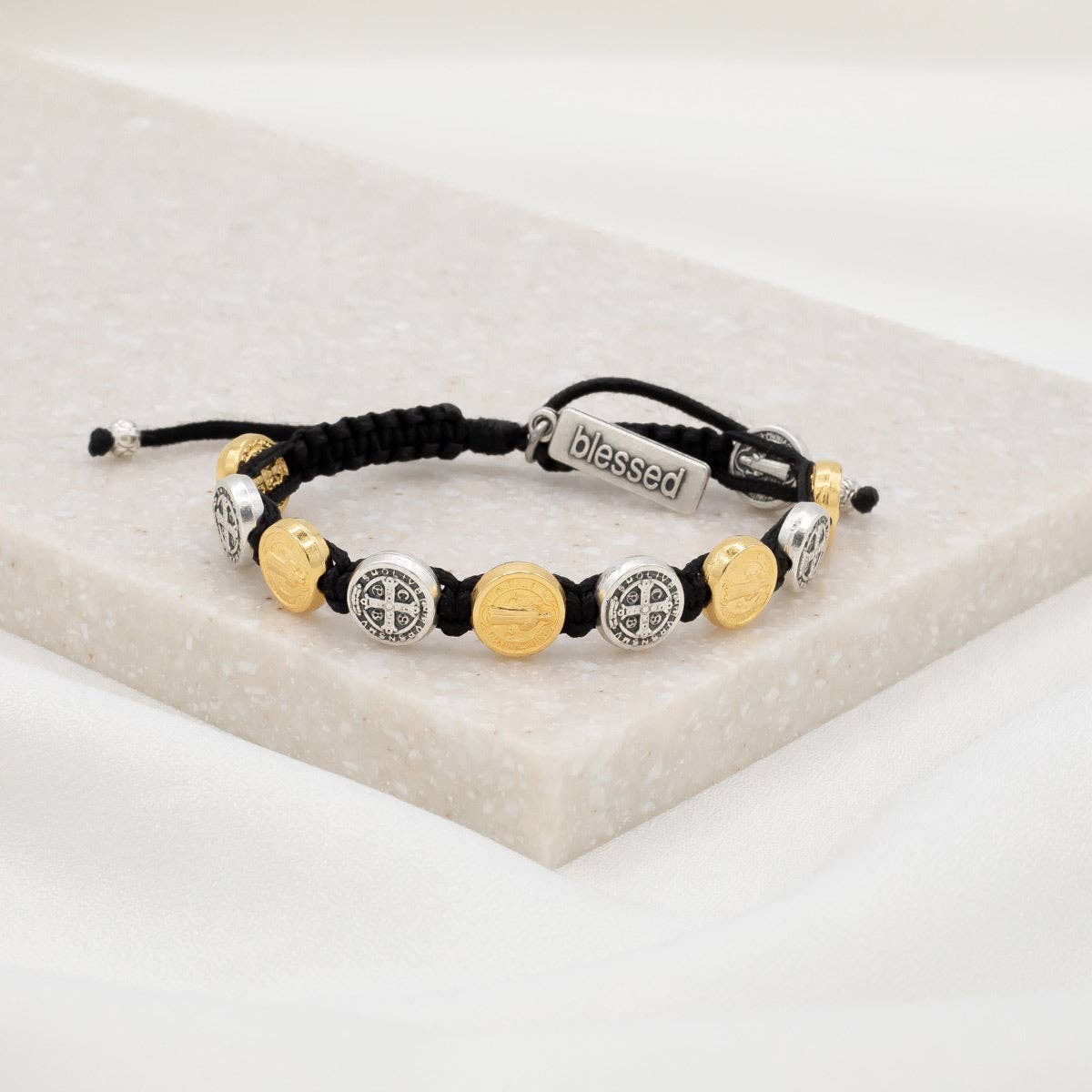 Benedictine Blessing Bracelet - Mixed Metals