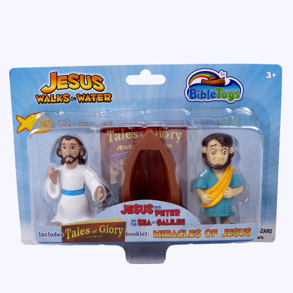 Toy Figurine - Jesus Walks On Water
