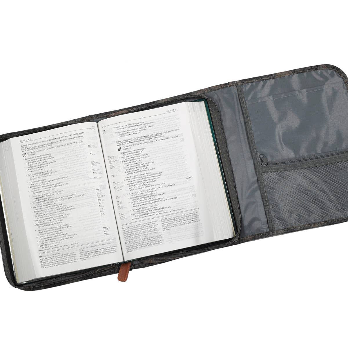 Bible Cover Organizer Tri-fold Camouflage Way Truth Life