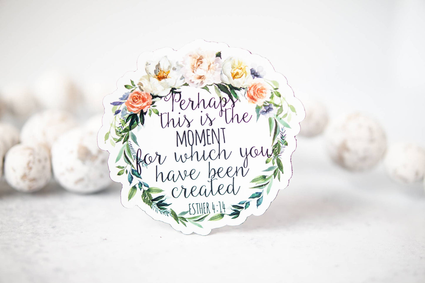 Perhaps This Is The Moment,  Christian 3"x3" Magnet