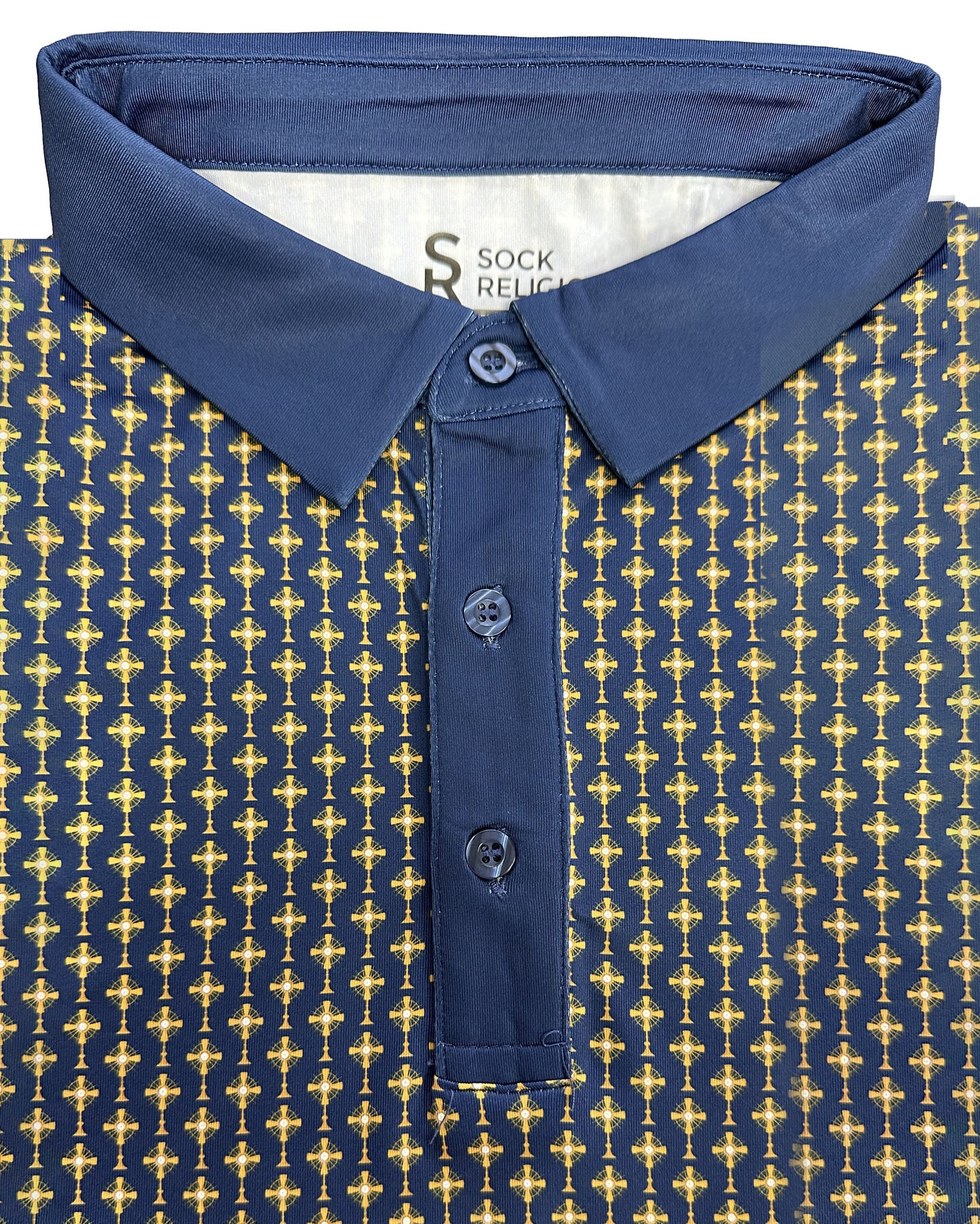 Monstrance Catholic Men's Performance Polo