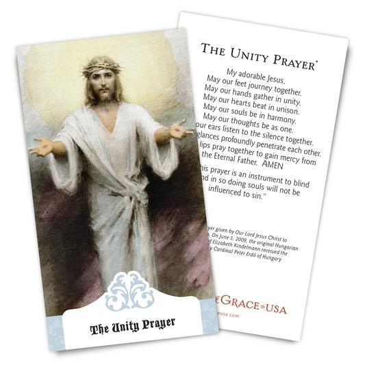 The Unity Prayer Holy Card