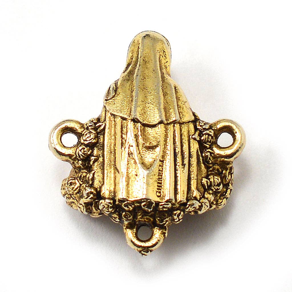 Our Lady of Fatima Rosary with Miraculous Medal and Italian Wood