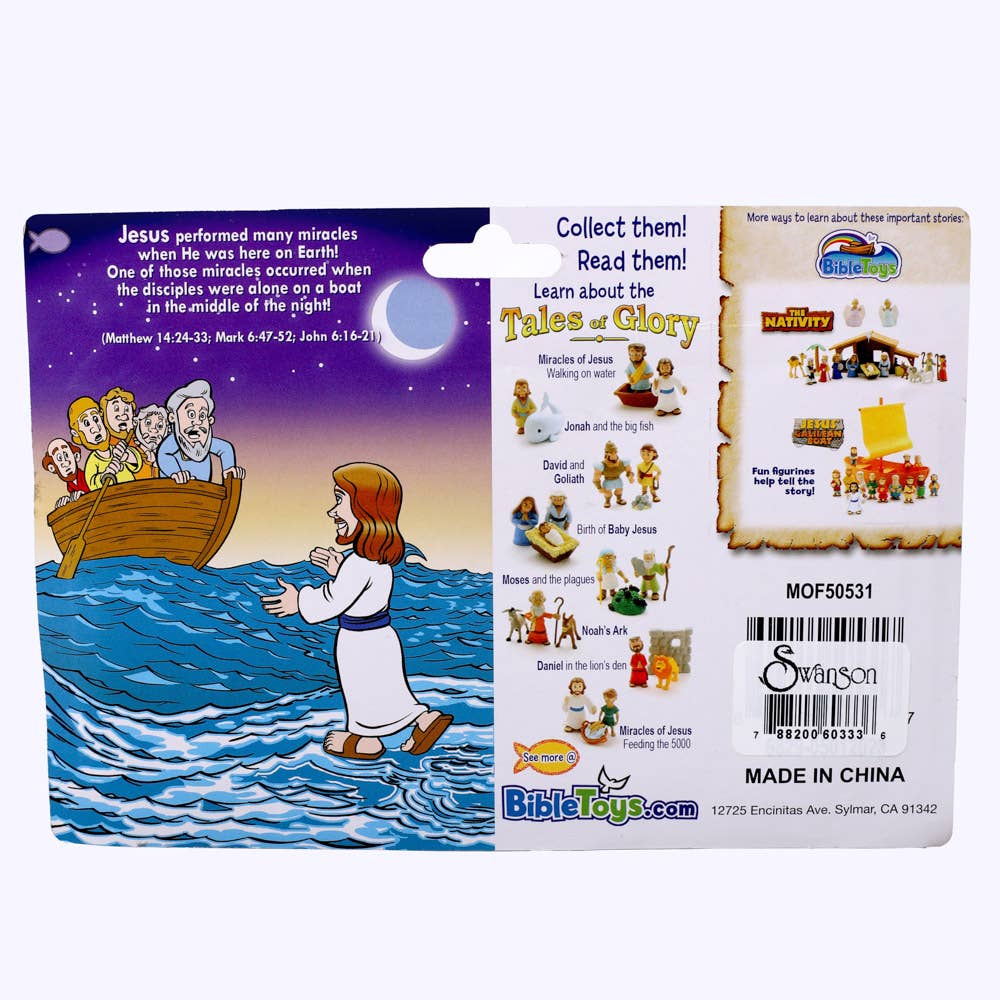 Toy Figurine - Jesus Walks On Water