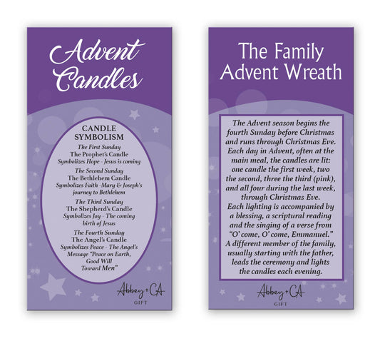 Set of 4 Mini Advent Candles