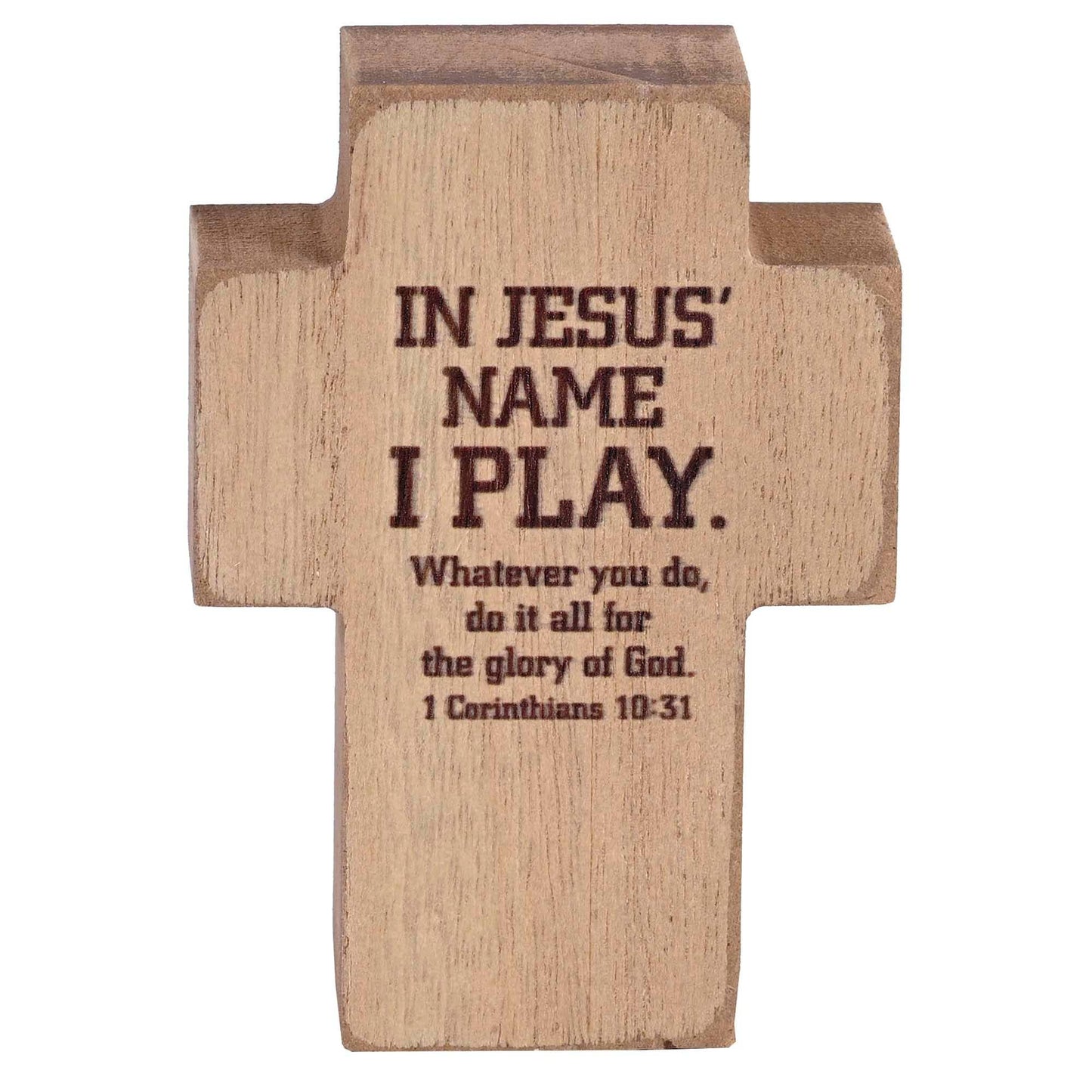Tabletop Cross In Jesus Name I Play 4H