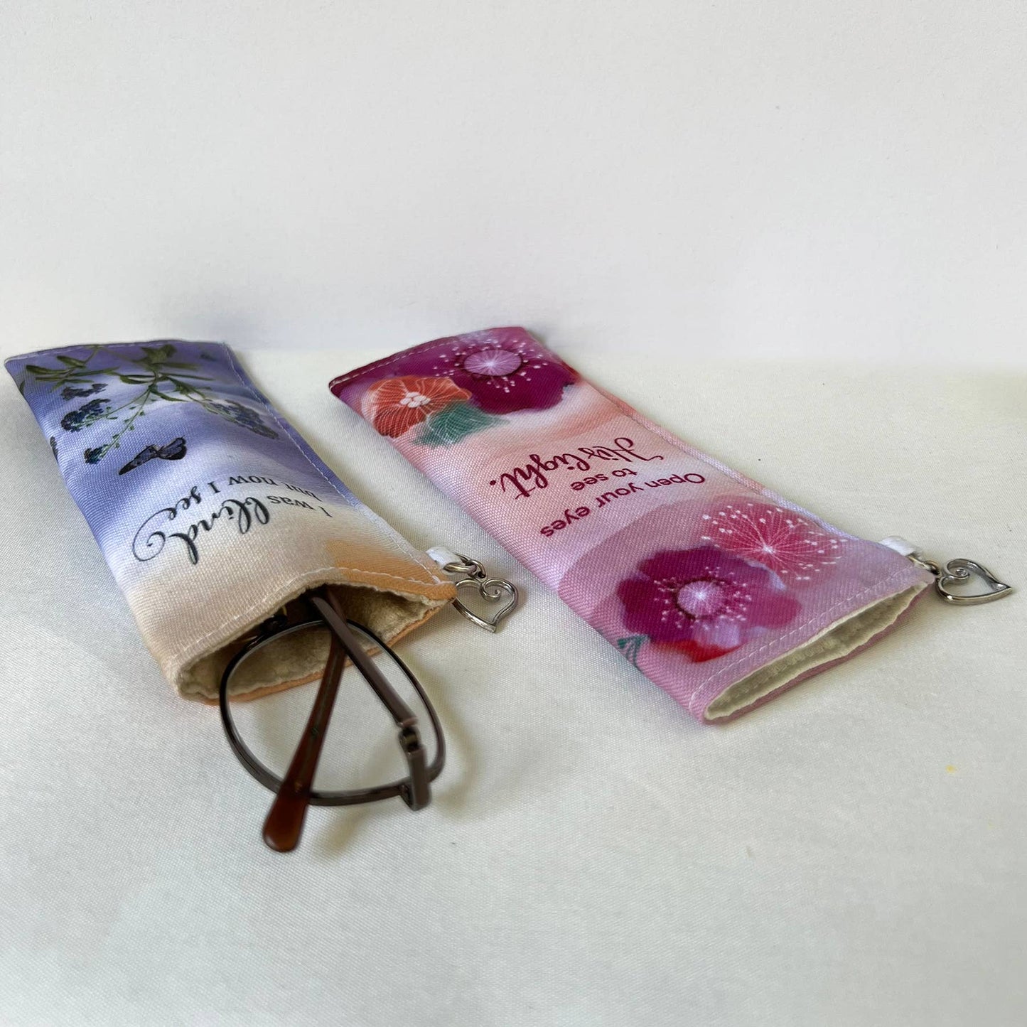 Faithful Florals Fabric Eyeglass Cases