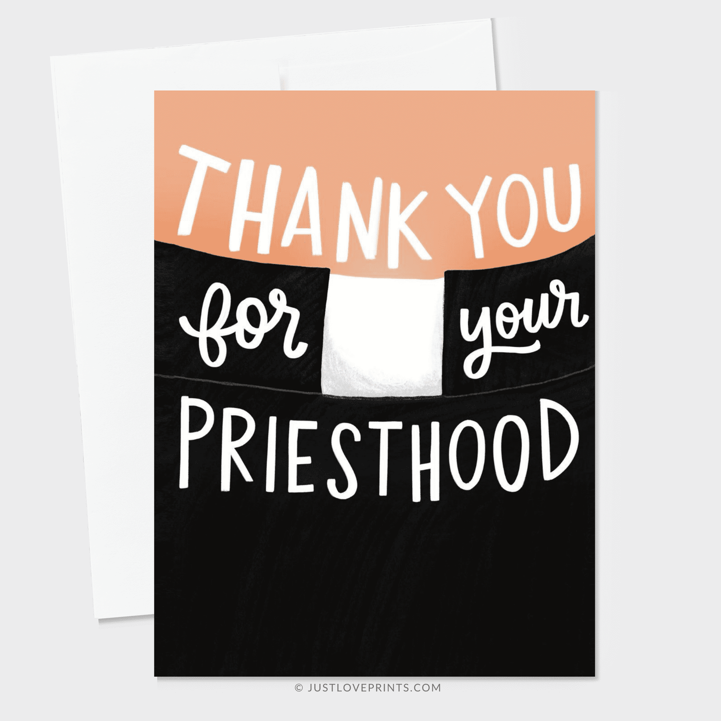 Thank You For Your Priesthood Greeting Card