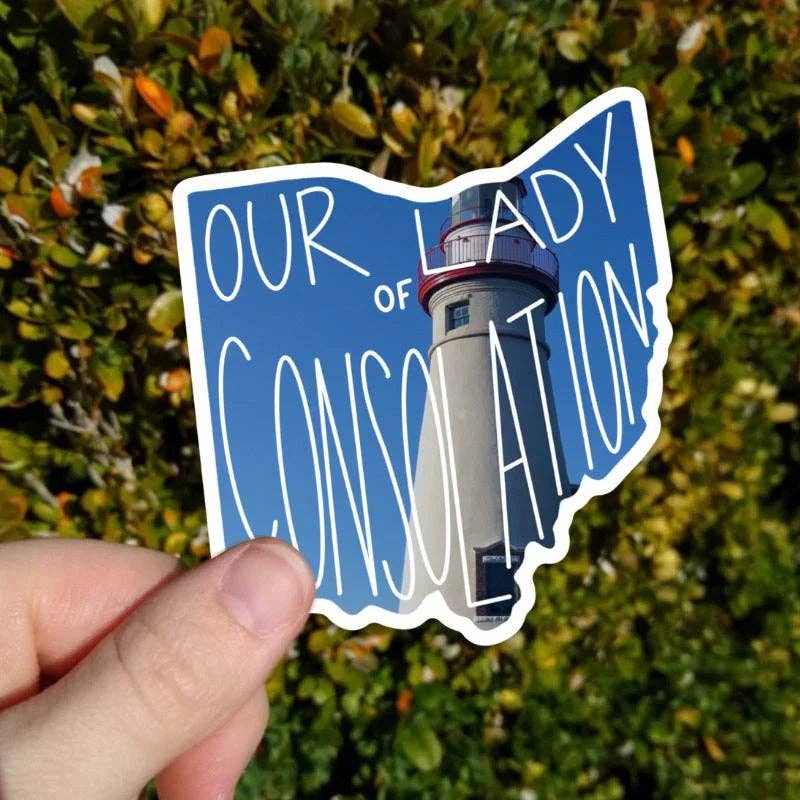 Ohio (Our Lady of Consolation) Mary State Sticker