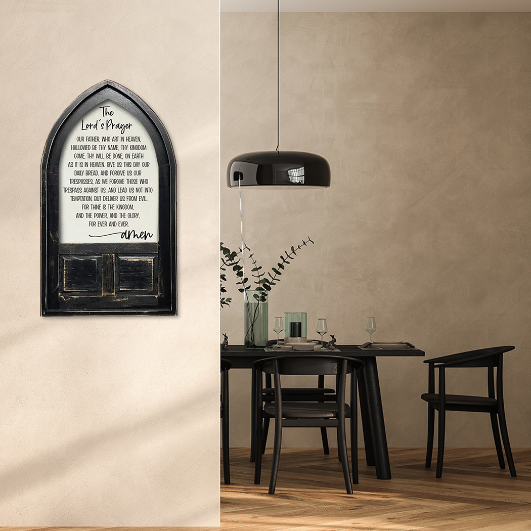 Small Arched Framed The Lord's Prayer