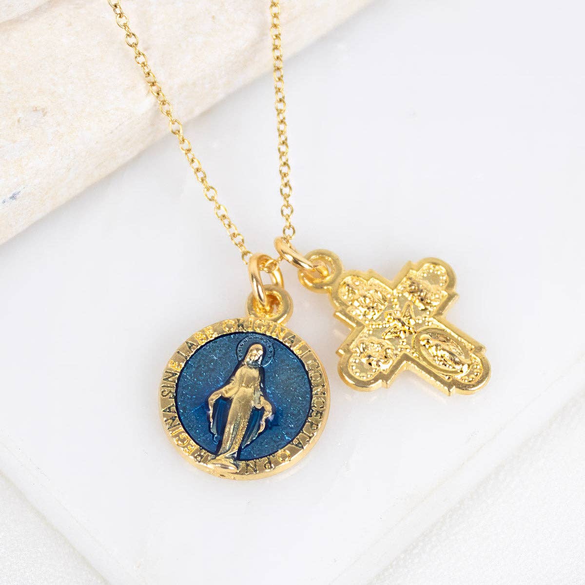 Vintage Blessing Lineage of Love Gold Necklace